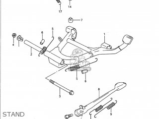 STAND - GSX1100F 1988 (J) USA (E03)