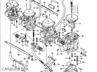 CARBURETOR - GSX1100F 1989 (K) USA (E03)