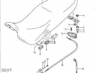 SEAT - GSX1100F 1989 (K) USA (E03)