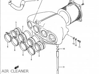 AIR CLEANER - GSX1100F 1990 (L) USA (E03)