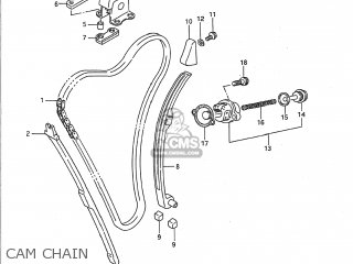CAM CHAIN - GSX1100F 1990 (L) USA (E03)