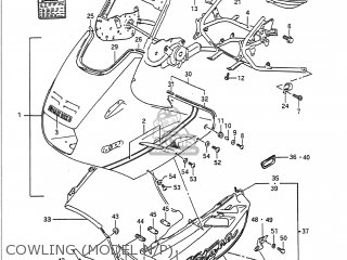 COWLING (MODEL N/P) - GSX1100F 1991 (M) USA (E03)