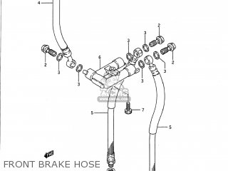 FRONT BRAKE HOSE - GSX1100F 1991 (M) USA (E03)