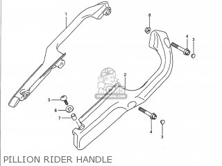 PILLION RIDER HANDLE - GSX1100F 1991 (M) USA (E03)