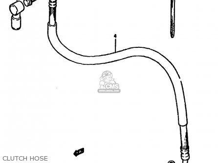 CLUTCH HOSE - GSX1100F 1992 (N) (E01 E02 E04 15 16 17 18 21 22 24 25 34 39 53)