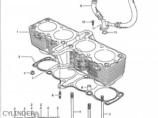CYLINDER - GSX1100F 1992 (N) USA (E03)