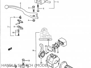 HANDLE SWITCH (MODEL J) - GSX1100F 1992 (N) USA (E03)