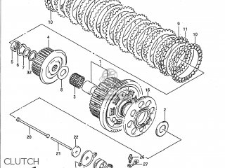 CLUTCH - GSX1100F 1993 (P) USA (E03)