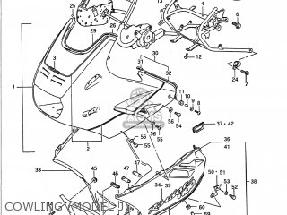 COWLING (MODEL J) - GSX1100F 1993 (P) USA (E03)