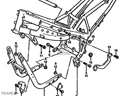 FRAME - GSX1100F 1993 (P) ZWITZERLAND (E18)