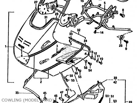COWLING (MODEL J 9RD) - GSX1100F 1993 (P) ZWITZERLAND (E18)
