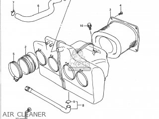 AIR CLEANER - GSX1100G 1991 (M) USA (E03)