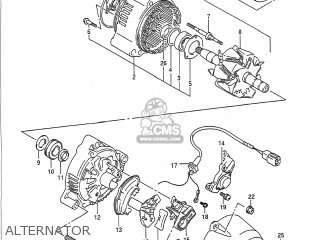 ALTERNATOR - GSX1100G 1991 (M) USA (E03)