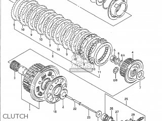 CLUTCH - GSX1100G 1991 (M) USA (E03)