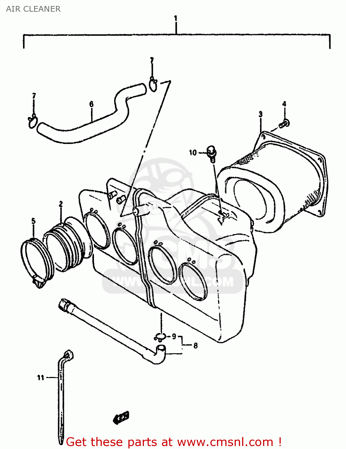 AIR CLEANER GSX1100G 1992 (N) (E01 E02 E04 E15 E16 E17 E18 E21 E22 24 25 39)