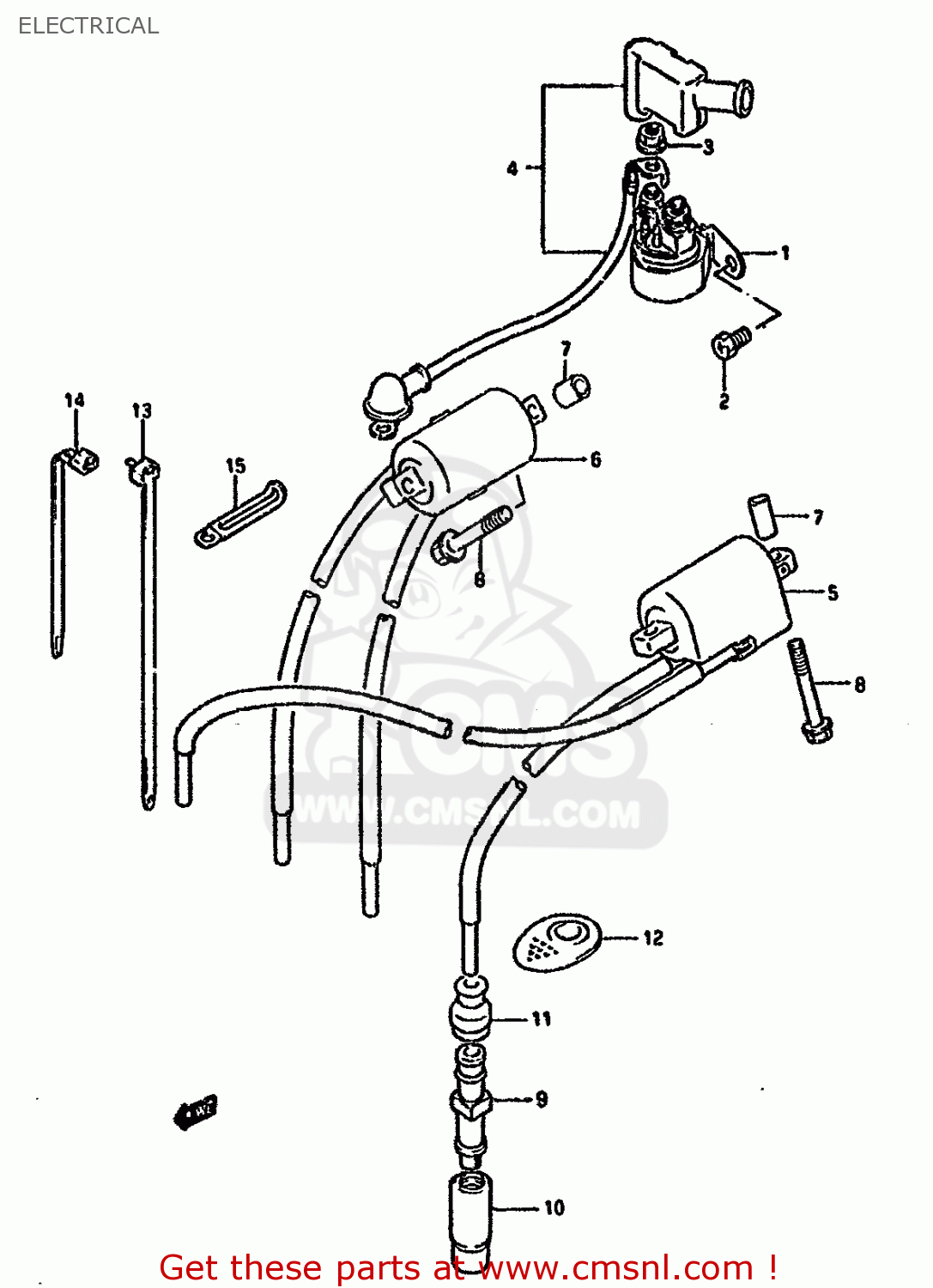 ELECTRICAL GSX1100G 1992 (N) (E01 E02 E04 E15 E16 E17 E18 E21 E22 24 25 39)