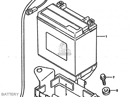 BATTERY - GSX1100G 1992 (N) (E01 E02 E04 E15 E16 E17 E18 E21 E22 24 25 39)
