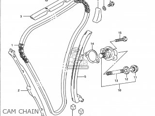 CAM CHAIN - GSX1100G 1992 (N) USA (E03)