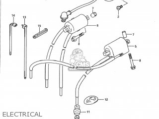 ELECTRICAL - GSX1100G 1992 (N) USA (E03)
