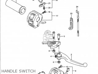 HANDLE SWITCH - GSX1100G 1992 (N) USA (E03)