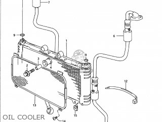 OIL COOLER - GSX1100G 1992 (N) USA (E03)