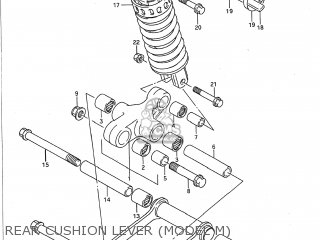 REAR CUSHION LEVER (MODEL M) - GSX1100G 1992 (N) USA (E03)