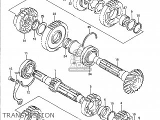 TRANSMISSION - GSX1100G 1992 (N) USA (E03)