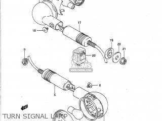 TURN SIGNAL LAMP - GSX1100G 1992 (N) USA (E03)