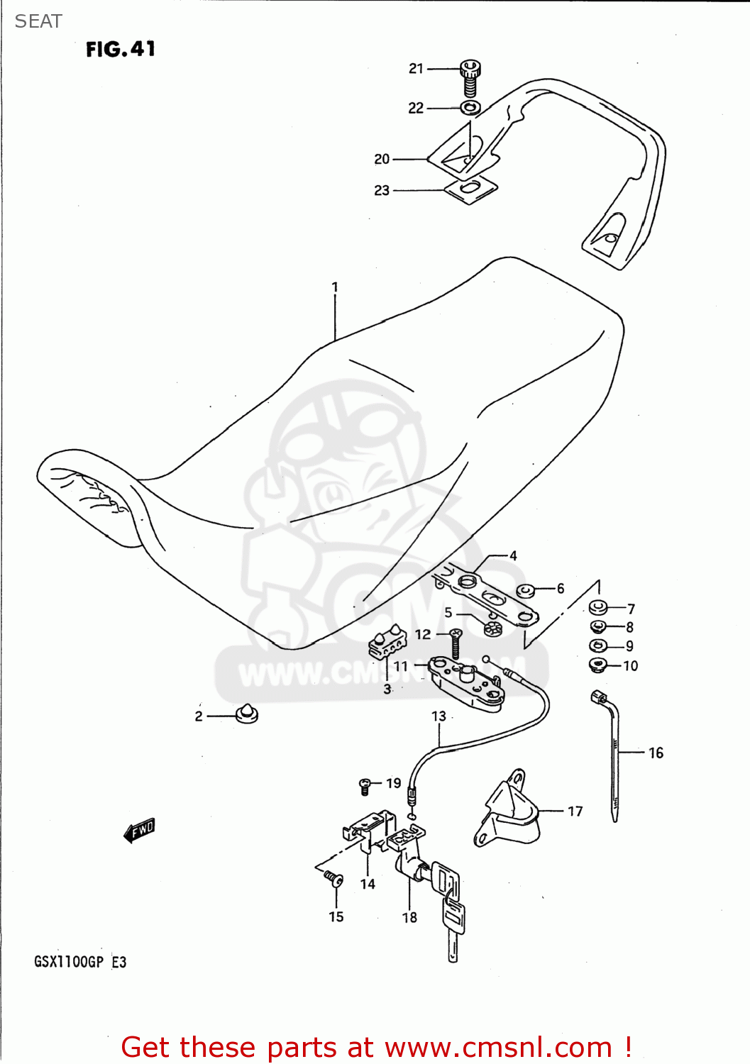 SEAT GSX1100G 1993 (P) USA (E03)
