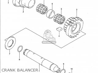 CRANK BALANCER - GSX1100G 1993 (P) USA (E03)