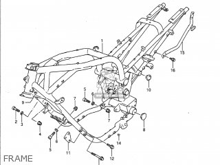 FRAME - GSX1100G 1993 (P) USA (E03)