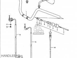 HANDLEBAR - GSX1100G 1993 (P) USA (E03)