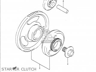 STARTER CLUTCH - GSX1100G 1993 (P) USA (E03)