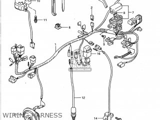 WIRING HARNESS - GSX1100G 1993 (P) USA (E03)