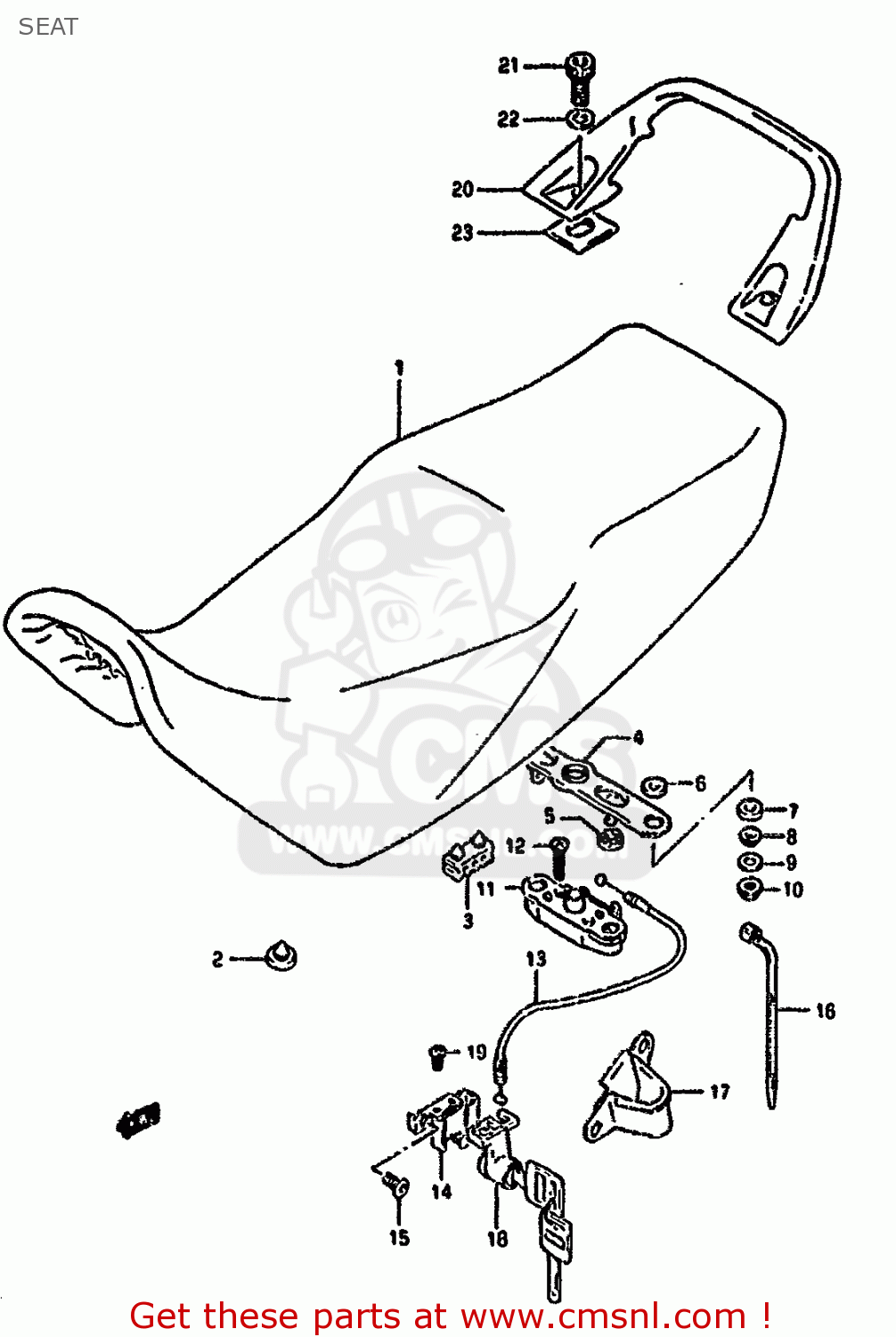 SEAT GSX1100G 1993 (P) ZWITZERLAND AUSTRALIA (E18 E24)