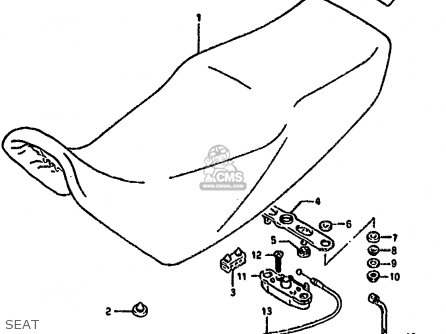 SEAT - GSX1100G 1993 (P) ZWITZERLAND AUSTRALIA (E18 E24)