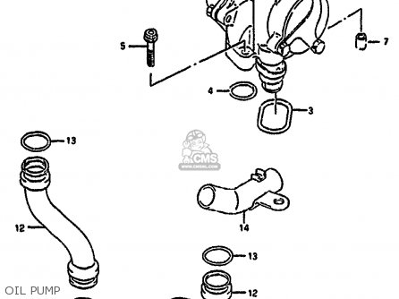 OIL PUMP - GSX1100G 1993 (P) ZWITZERLAND AUSTRALIA (E18 E24)