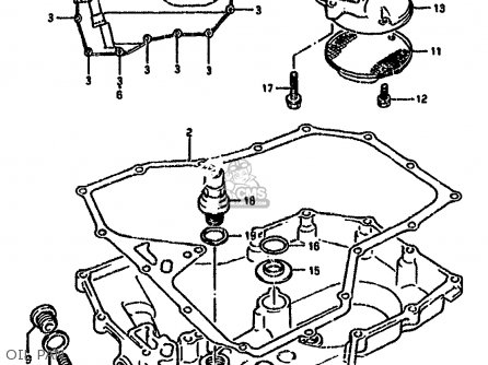 OIL PAN - GSX1100G 1994 (R) (E02 E04 E18 E22 E24 E25)