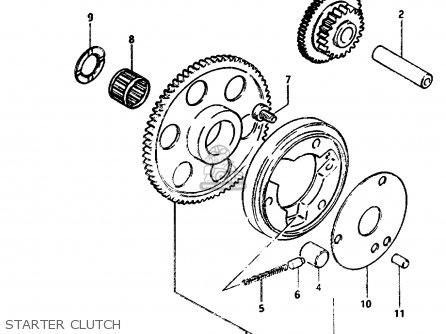 STARTER CLUTCH - GSX1150EF 1986 (G) (E06)