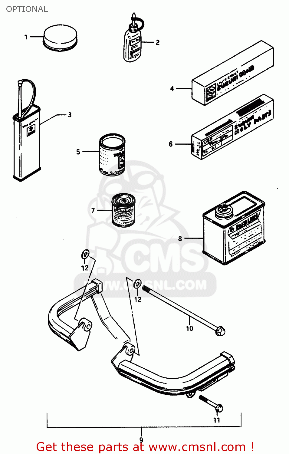 OPTIONAL GSX1150ES 1985 (F) (E06)
