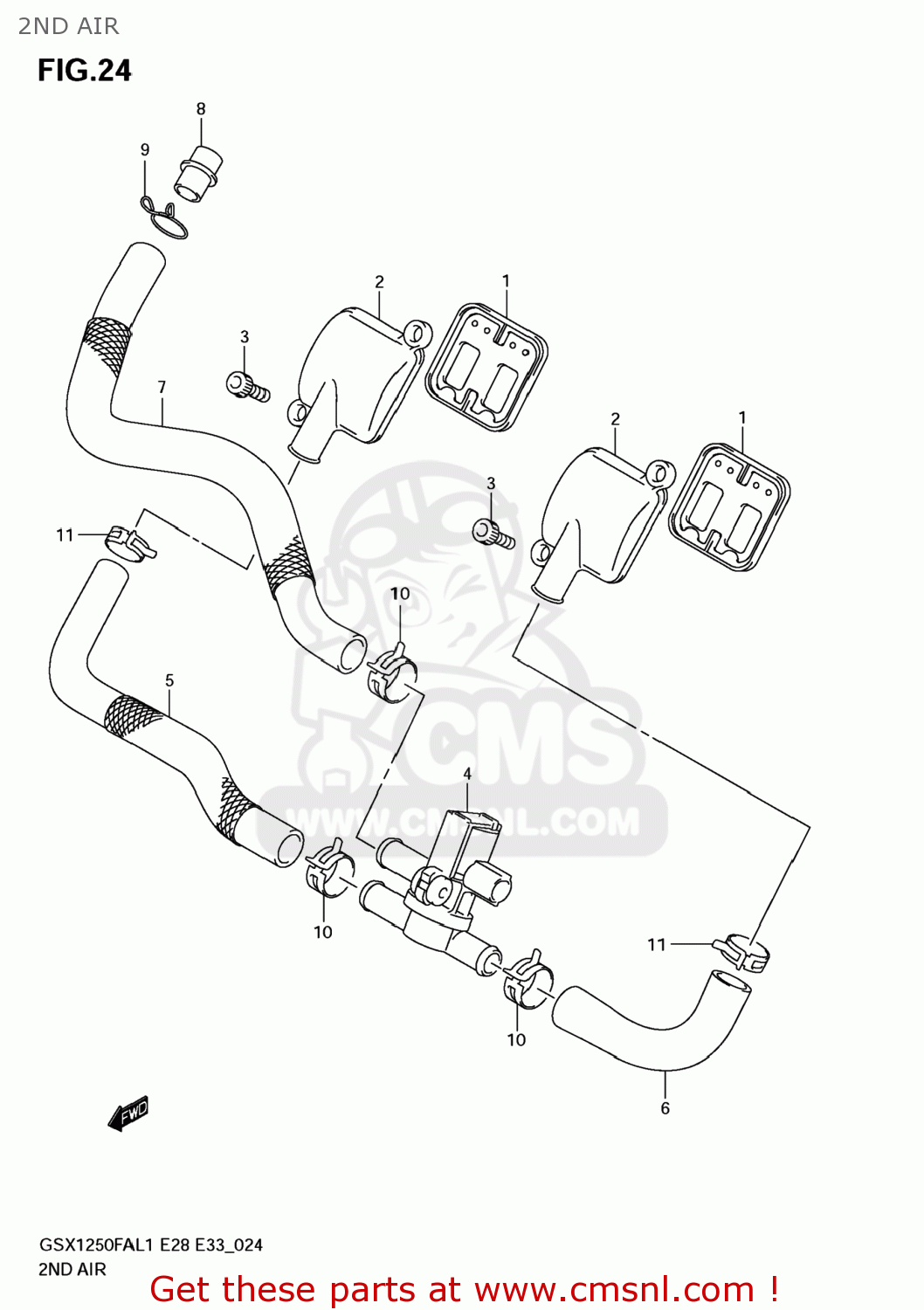 2ND AIR GSX1250FA 2011 (L1) USA (E03)