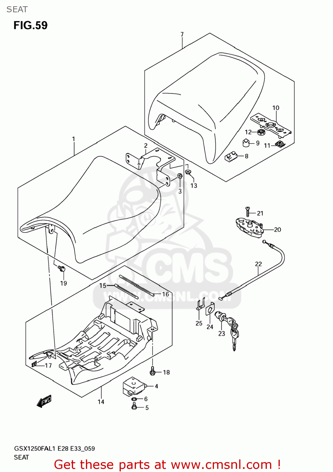 SEAT GSX1250FA 2011 (L1) USA (E03)
