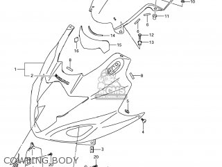 COWLING BODY - GSX1250FA 2011 (L1) USA (E03)