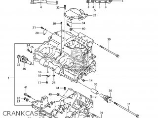 CRANKCASE - GSX1250FA 2011 (L1) USA (E03)