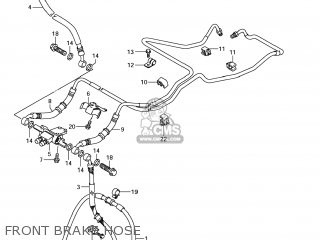 FRONT BRAKE HOSE - GSX1250FA 2011 (L1) USA (E03)