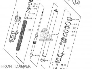 FRONT DAMPER - GSX1250FA 2011 (L1) USA (E03)