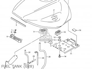 FUEL TANK (E28) - GSX1250FA 2011 (L1) USA (E03)