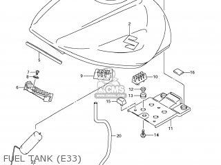 FUEL TANK (E33) - GSX1250FA 2011 (L1) USA (E03)