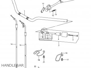 HANDLEBAR - GSX1250FA 2011 (L1) USA (E03)