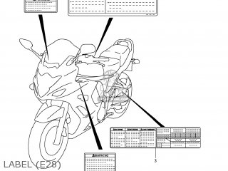LABEL (E28) - GSX1250FA 2011 (L1) USA (E03)